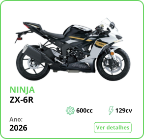 Ninja ZX-6R Branca
