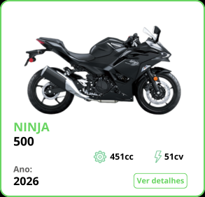 Ninja 500 Preta